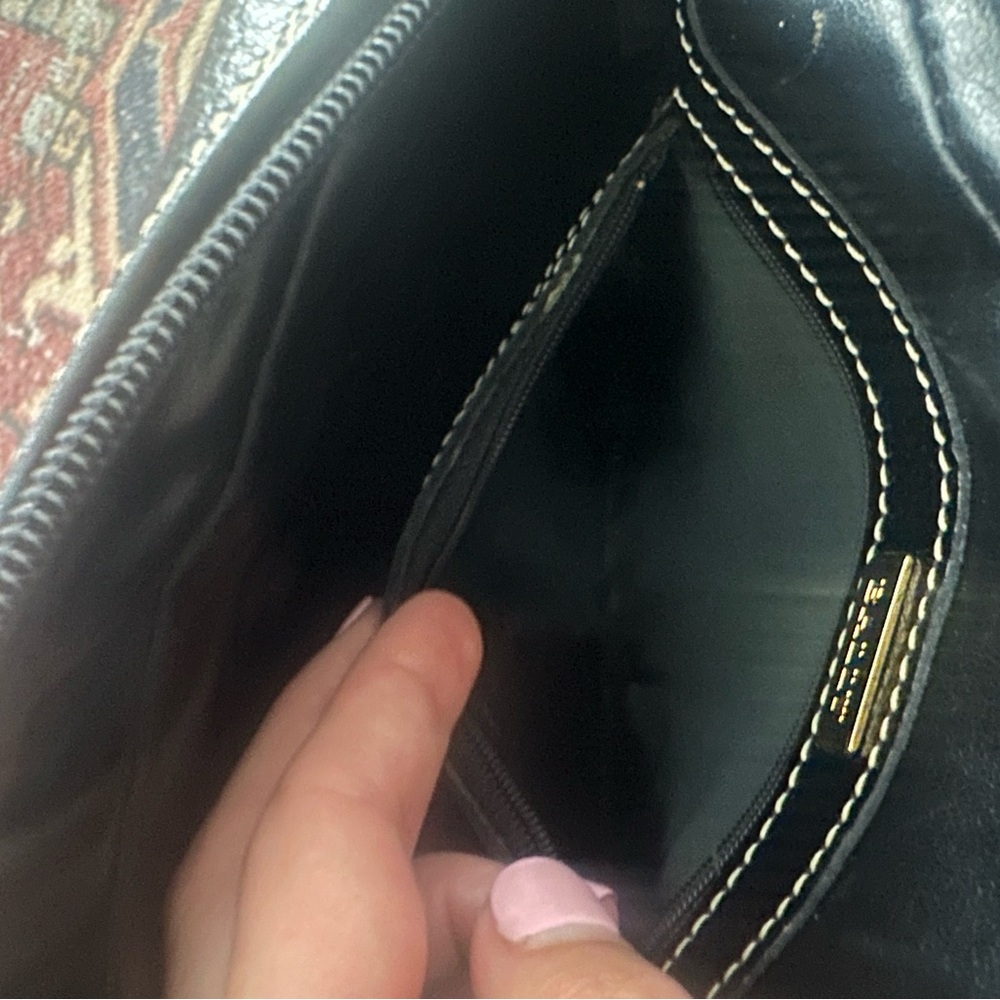 Classic Black and Brown Leather Crossbody Bag by Bally - Picture 9 of 9
